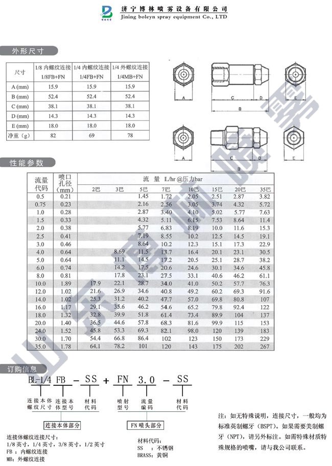 7N精細霧化噴嘴